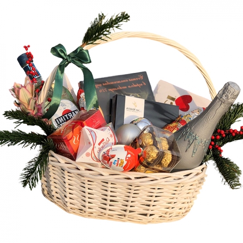 Подарочная корзина "Зимнее утро"